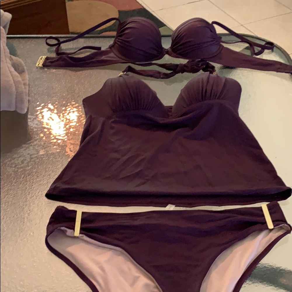 VS wine bikini top 36 C , LG